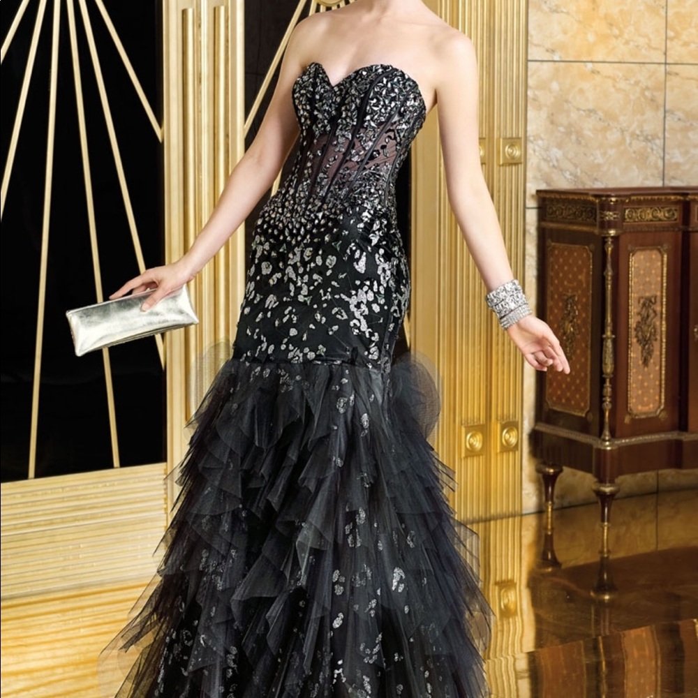 Jovani black prom dress!